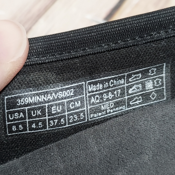 Vionic black leather Minna bow ballet flats 6.5 - Picture 3 of 12